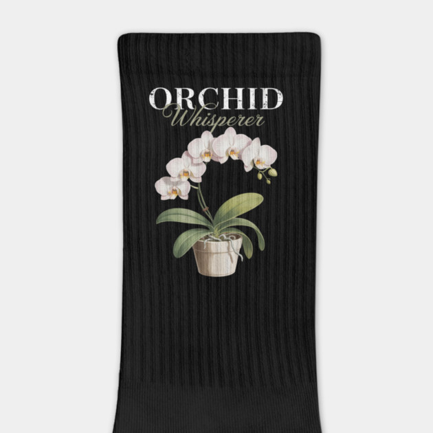 Orchid Whisperer Plant Lover Women Florist Orchid Flower by Ink Lines