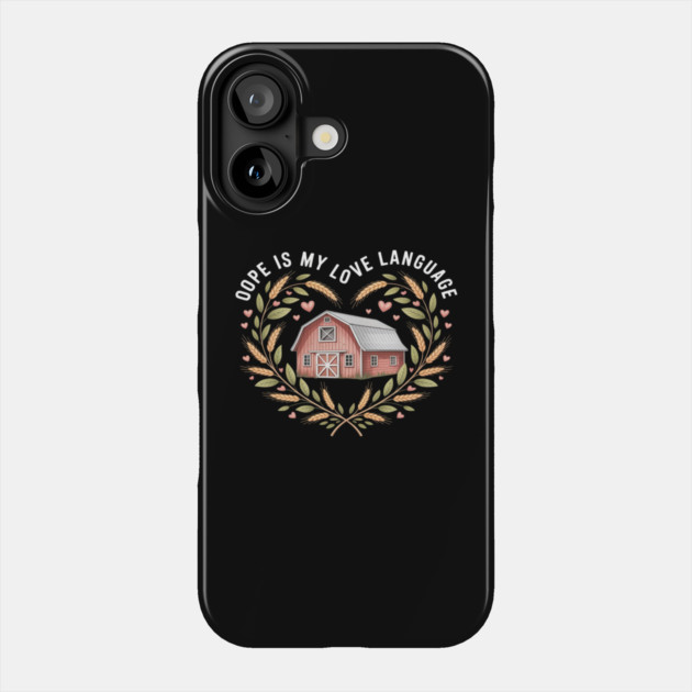 Ope Midwestern Culture Politeness Friendly Phone Case by Ink Lines