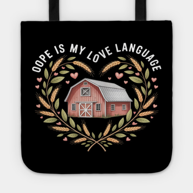 Ope Midwestern Culture Politeness Friendly Tote by Ink Lines