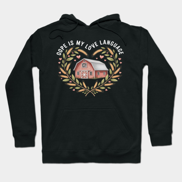 Ope Midwestern Culture Politeness Friendly Hoodie by Ink Lines