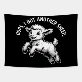 Oops I Got Another Sheep Tapestry