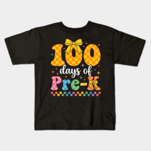 100 Days Of Pre-K 100th Day Of School Pre-K Kids T-Shirt