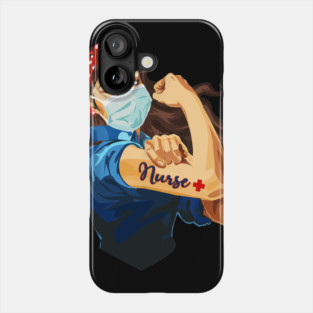 Nurse With Mask Face Nurse Life Disease Phone Case