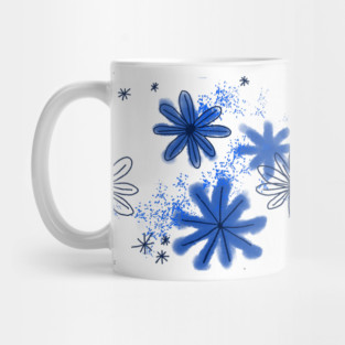 Indigo Bloom Expressions Mug