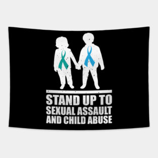 stand up for sexual assault and child abuse Tapestry