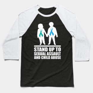 stand up for sexual assault and child abuse Baseball T-Shirt