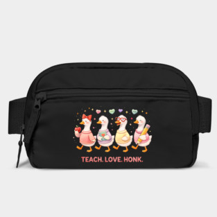Teach Love Honk Teacher Goose Funny Bag