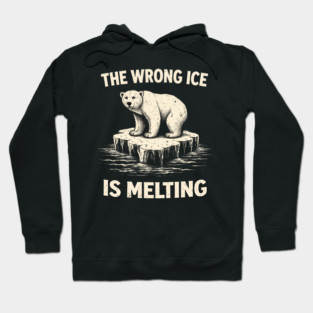 The Wrong Ice Is Melting Climate Change Awareness Hoodie