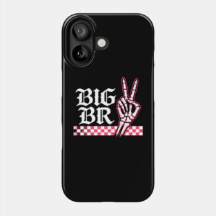 Big Br Skeleton Hand Peace Sign Emo Aesthetic Phone Case