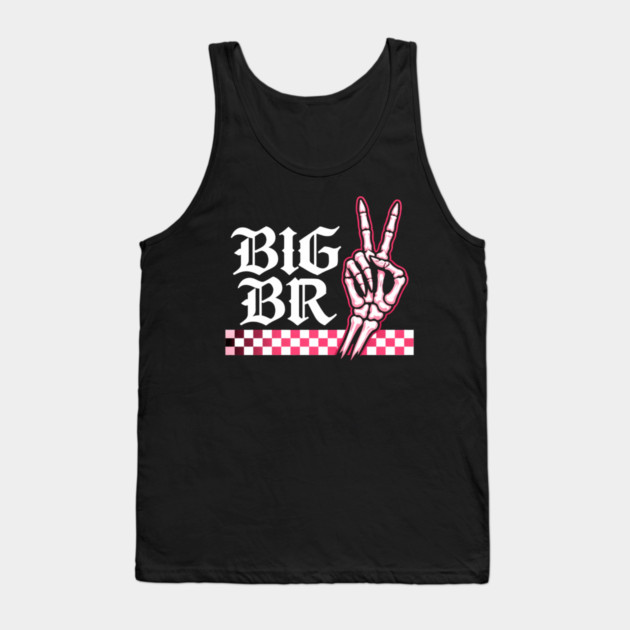 Big Br Skeleton Hand Peace Sign Emo Aesthetic Tank Top by ArtistTee ⭐⭐⭐⭐⭐
