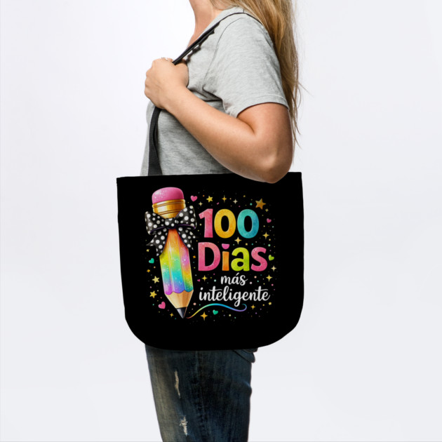 100 Dias Más Inteligente Spanish Teacher Gift by ArtistTee ⭐⭐⭐⭐⭐