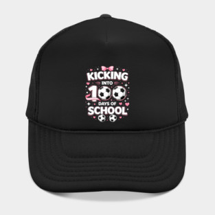 Kicking Into 100 Days Of School Soccer Teacher Hat
