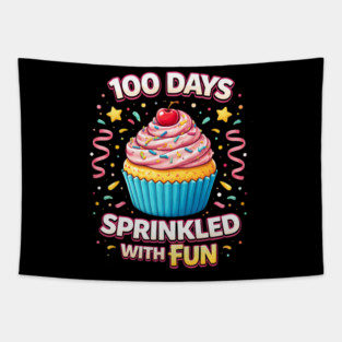 100 Days Sprinkled With Fun Teacher Celebration Tapestry