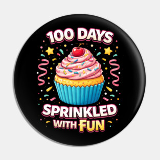 100 Days Sprinkled With Fun Teacher Celebration Pin
