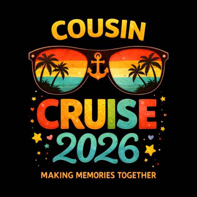 Cousin Cruise 2026 Making Memories Together Family Vacation by ArtistTee ⭐⭐⭐⭐⭐