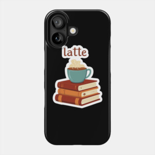 Leather-Bound Books & Lattes Phone Case