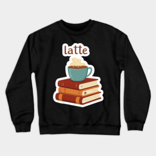Leather-Bound Books & Lattes Crewneck Sweatshirt