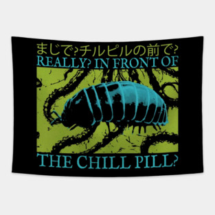 In Front Of The Chill Pill Tapestry