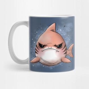 Grumpy Tiger Shark Mug