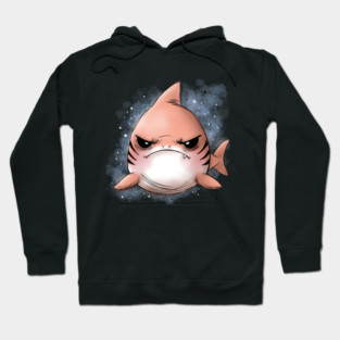 Grumpy Tiger Shark Hoodie
