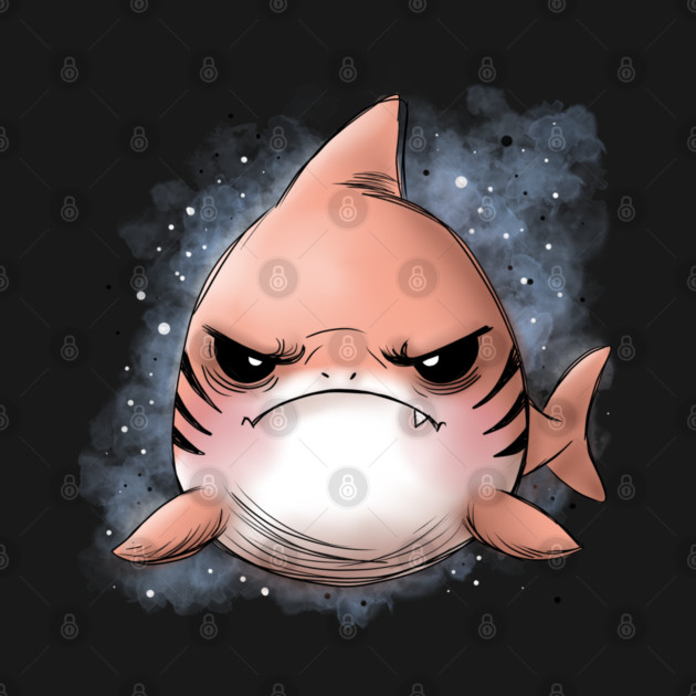 Grumpy Tiger Shark by H. R. Sinclair