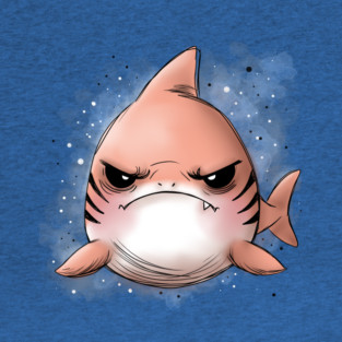 Grumpy Tiger Shark T-Shirt