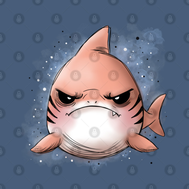 Grumpy Tiger Shark by H. R. Sinclair