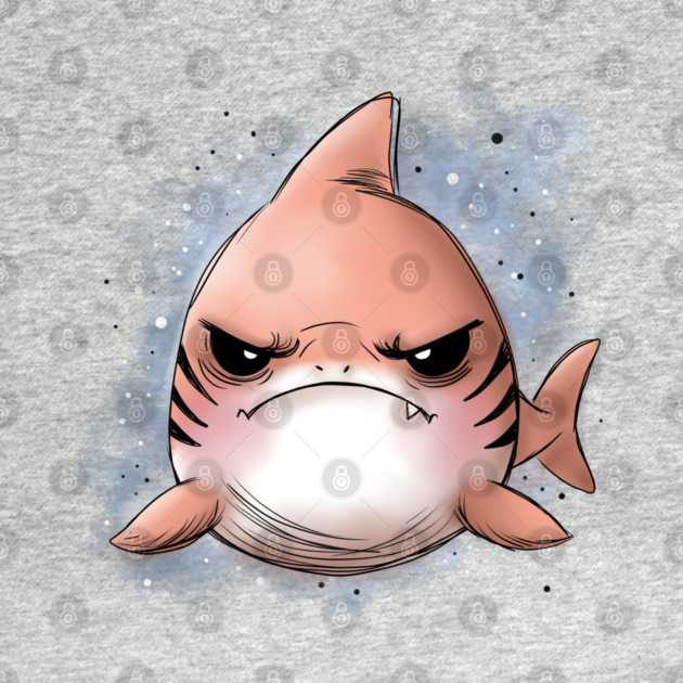 Grumpy Tiger Shark by H. R. Sinclair