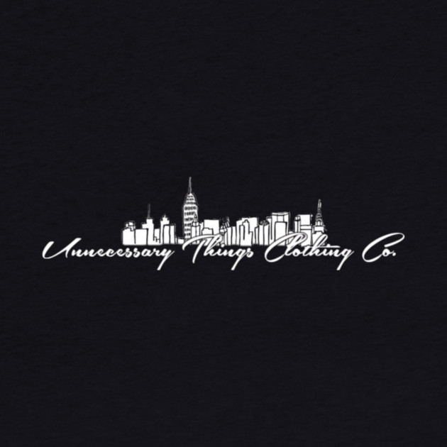 Unnecessary Things - Cursive V by Lou Johnson