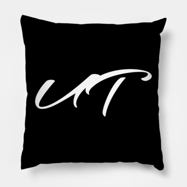 Unnecessary Things - Cursive VI Pillow by Lou Johnson