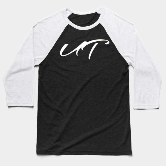 Unnecessary Things - Cursive VI Baseball T-Shirt by Lou Johnson