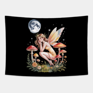 Fairycore Cottagecore Tapestry