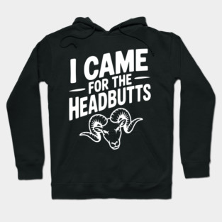 I Came for the Headbutts Hoodie