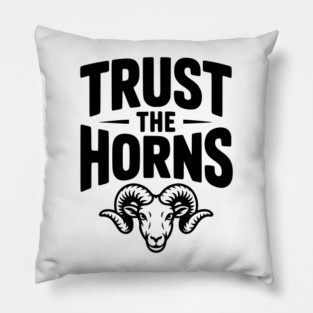 Trust the Horns Pillow