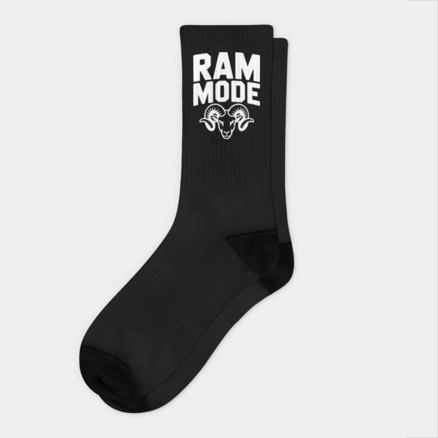 Ram Mode Socks by Frank Ring
