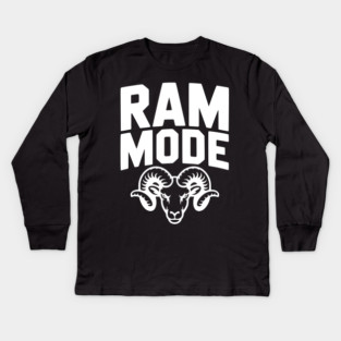 Ram Mode Kids Long Sleeve T-Shirt