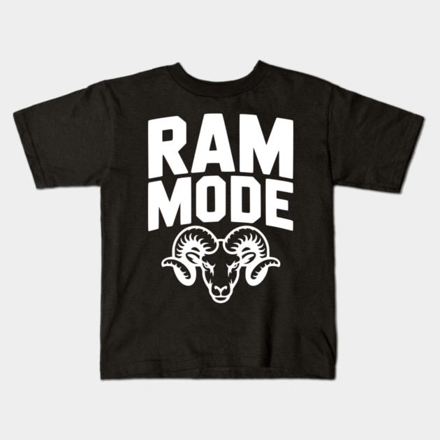 Ram Mode Kids T-Shirt by Frank Ring