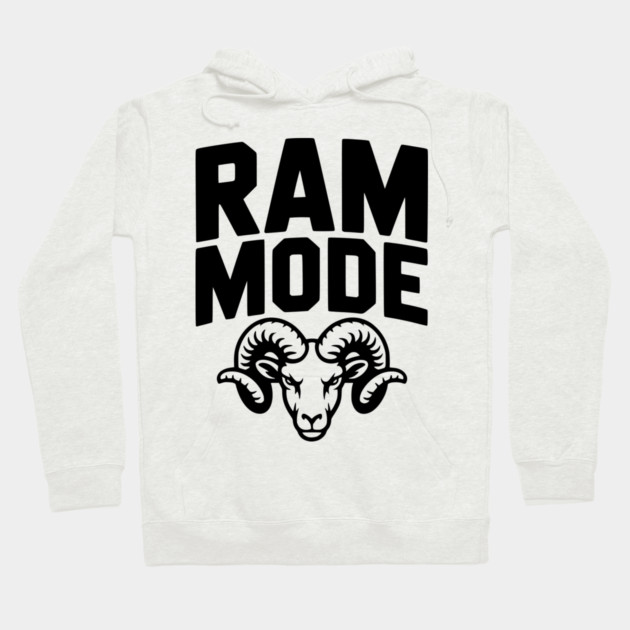 Ram Mode Hoodie by Frank Ring