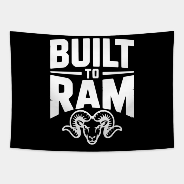 Built to Ram Tapestry by Frank Ring