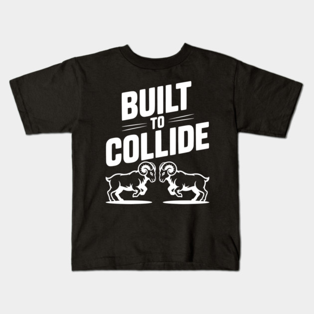 Built to Collide Kids T-Shirt by Frank Ring