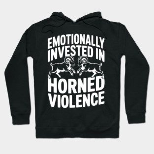 Emotionally Invested in Horned Violence Hoodie