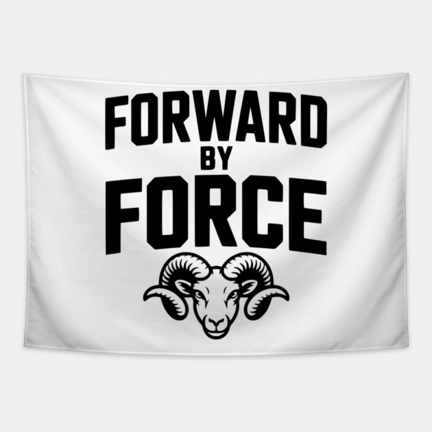 Forward by Force Tapestry by Frank Ring