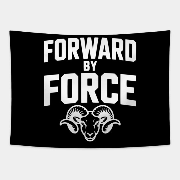 Forward by Force Tapestry by Frank Ring