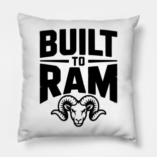 Built to Ram Pillow