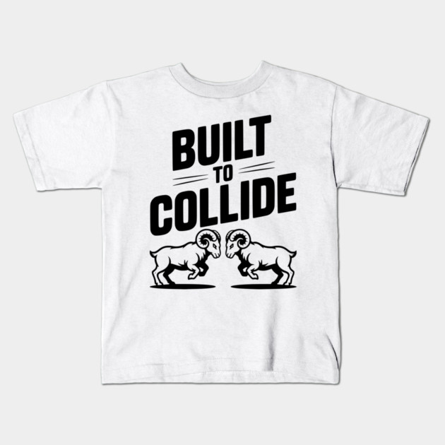 Built to Collide Kids T-Shirt by Frank Ring