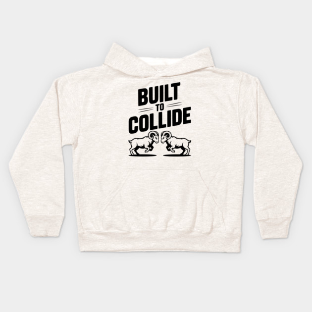 Built to Collide Kids Hoodie by Frank Ring