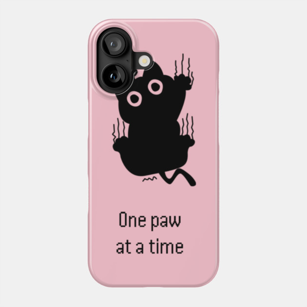 One Paw at a Time - Unnecessary Things Phone Case by Lou Johnson