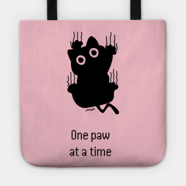 One Paw at a Time - Unnecessary Things Tote by Lou Johnson