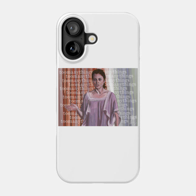 Boogie Nights: Too Many Things Phone Case by 51Deesigns