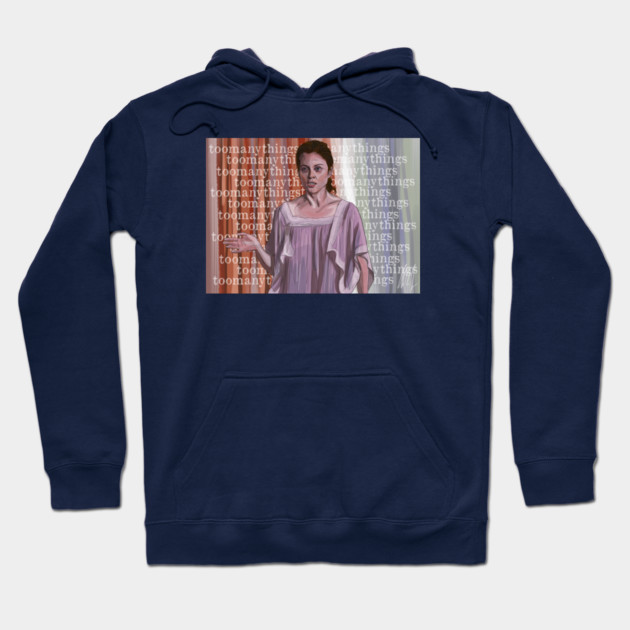 Boogie Nights: Too Many Things Hoodie by 51Deesigns